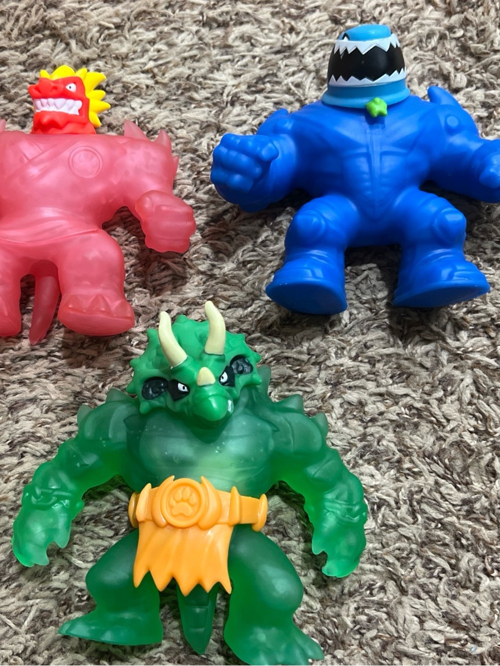 3 Heroes of Goo Jit Zu figures